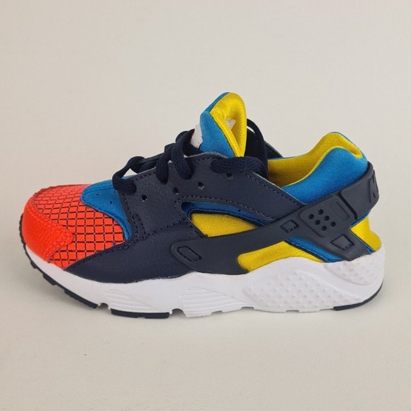 Nike Other - Nike Huarache Run Now PS Bright Crimson Running KIDS Shoes